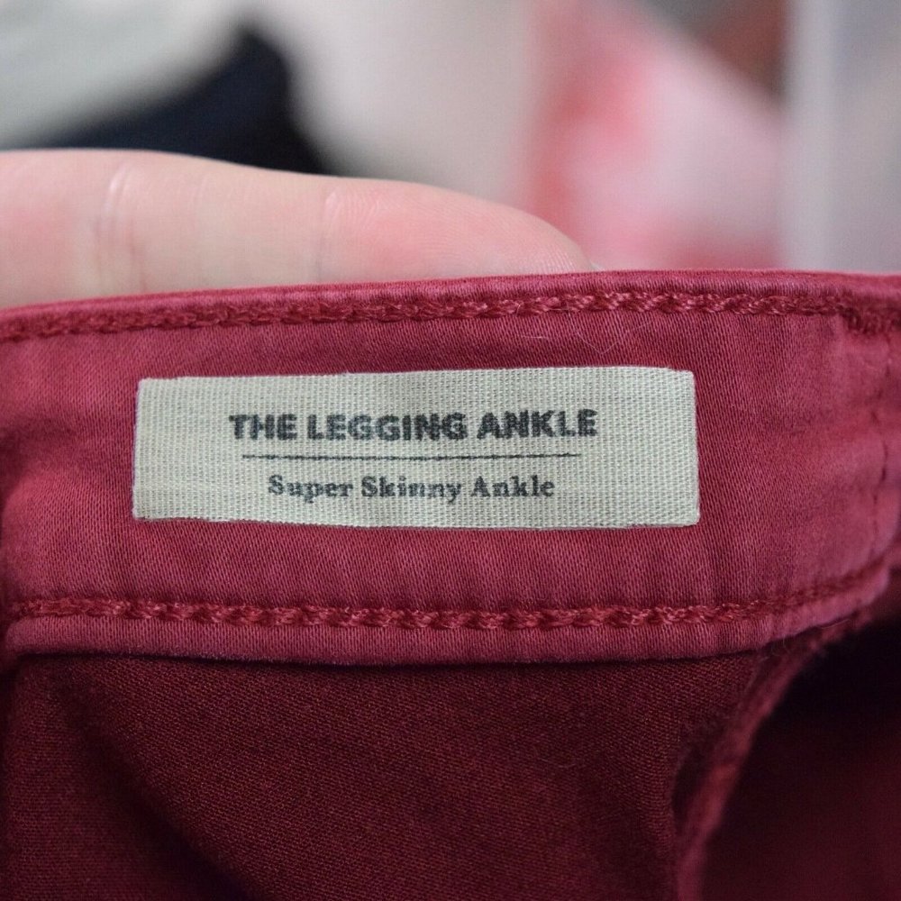 Ag Adriano Goldchmied Rust Red Soft & Stretchy Le… - image 7